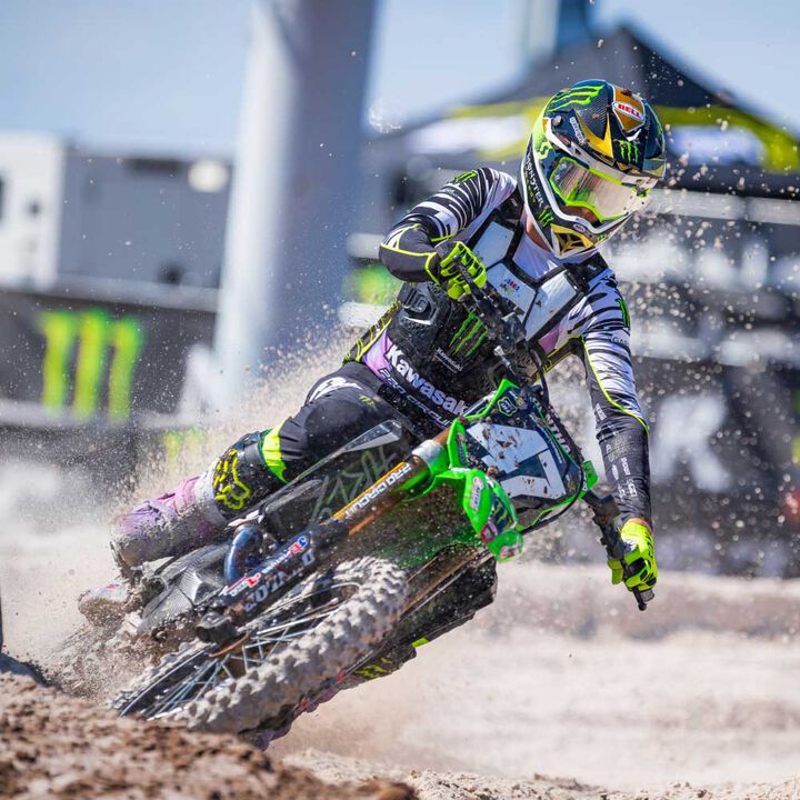 Levi Kitchen taking a turn